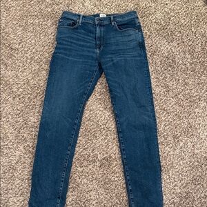 Mens Flint and Tinder Jeans in Deep Blue Stretch Denim